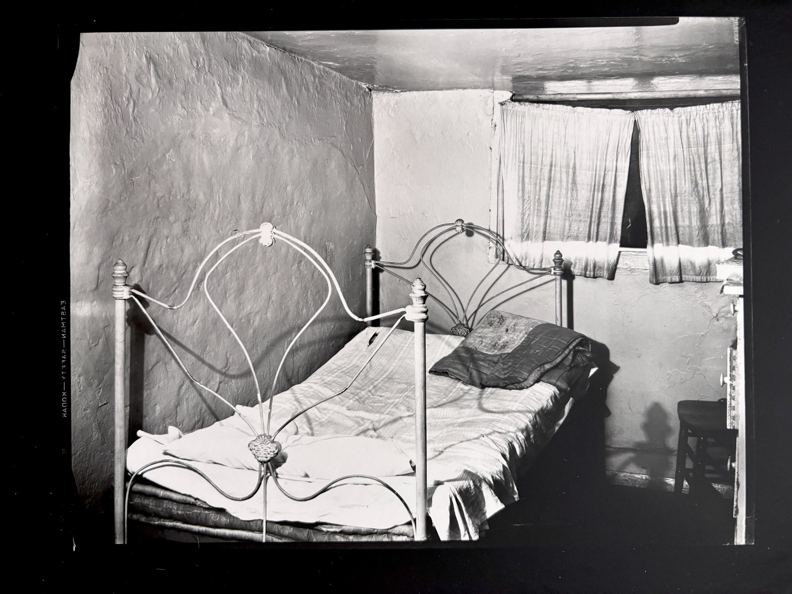 WALKER EVANS Original Silver Gelatin “Boarding House Bedroom, John Cheever” 1933