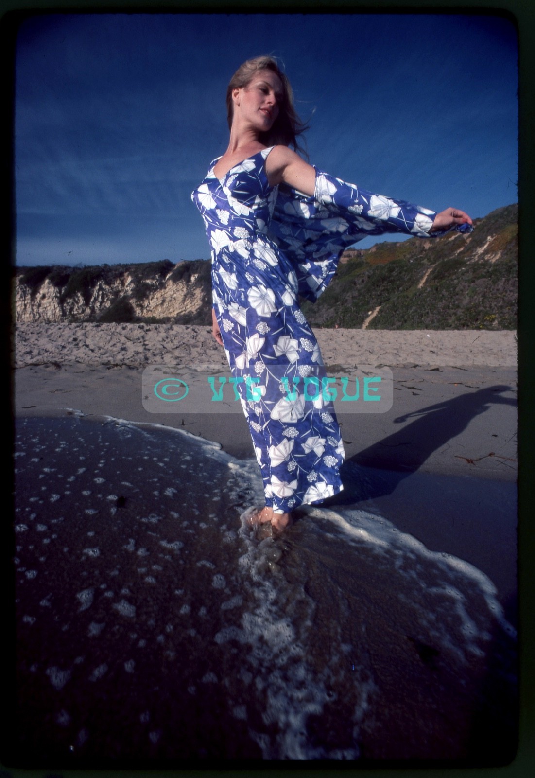 MARTHA SMITH Playboy Playmate 1976 Original OOAK Stan Malinowsky 35mm Slide B9
