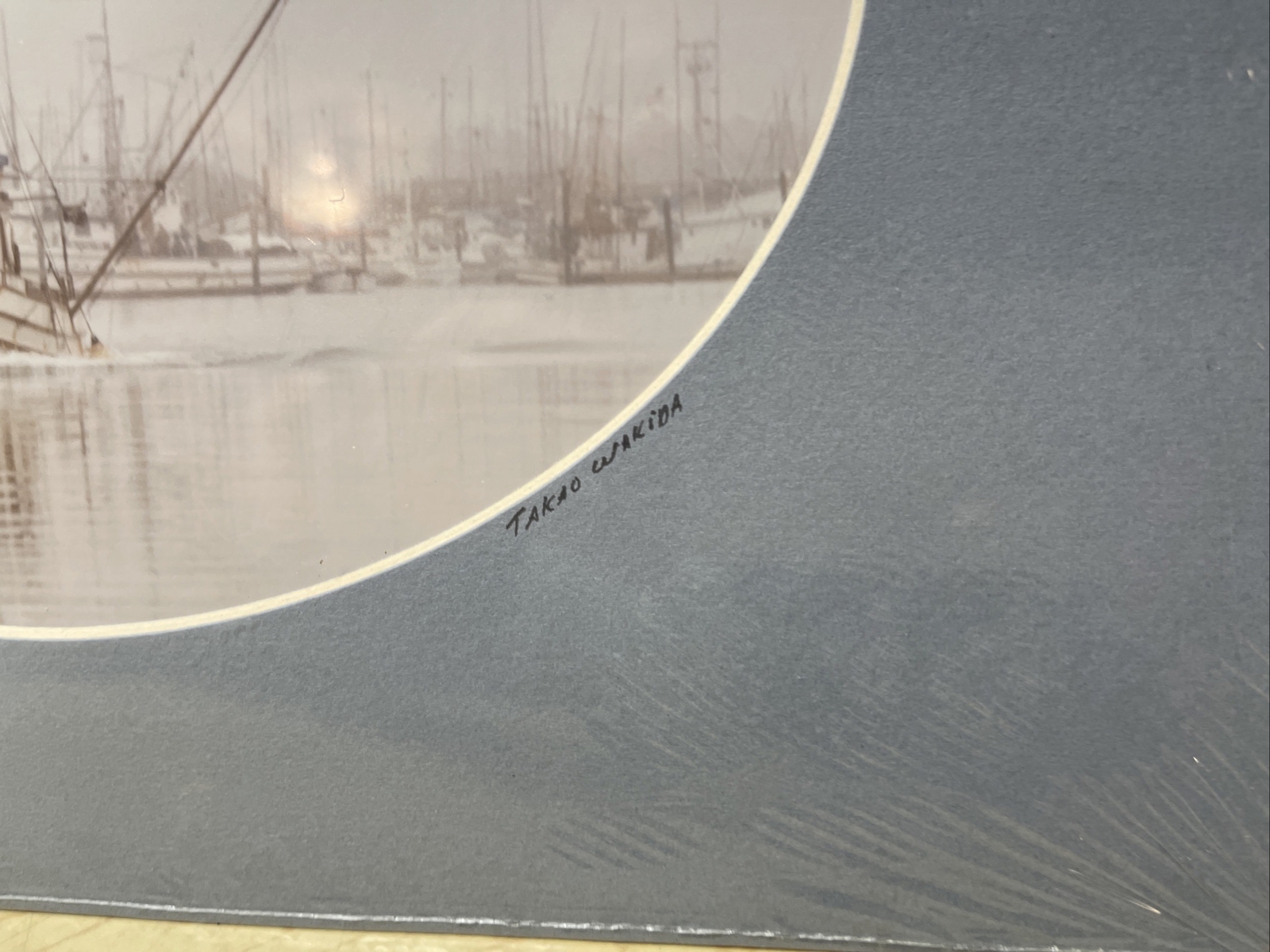 Photograph By Takao Wakida Of Carmel California Shrimp Boat Ship In Harbor