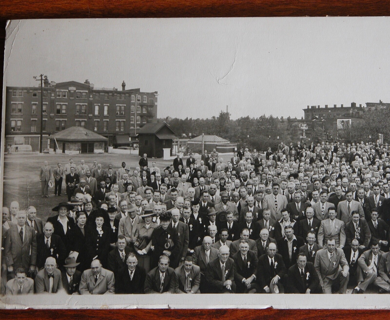 United Mine Workers UNION Photograph JOHN L. LEWIS UMWA Vtg 40s Panoramic View