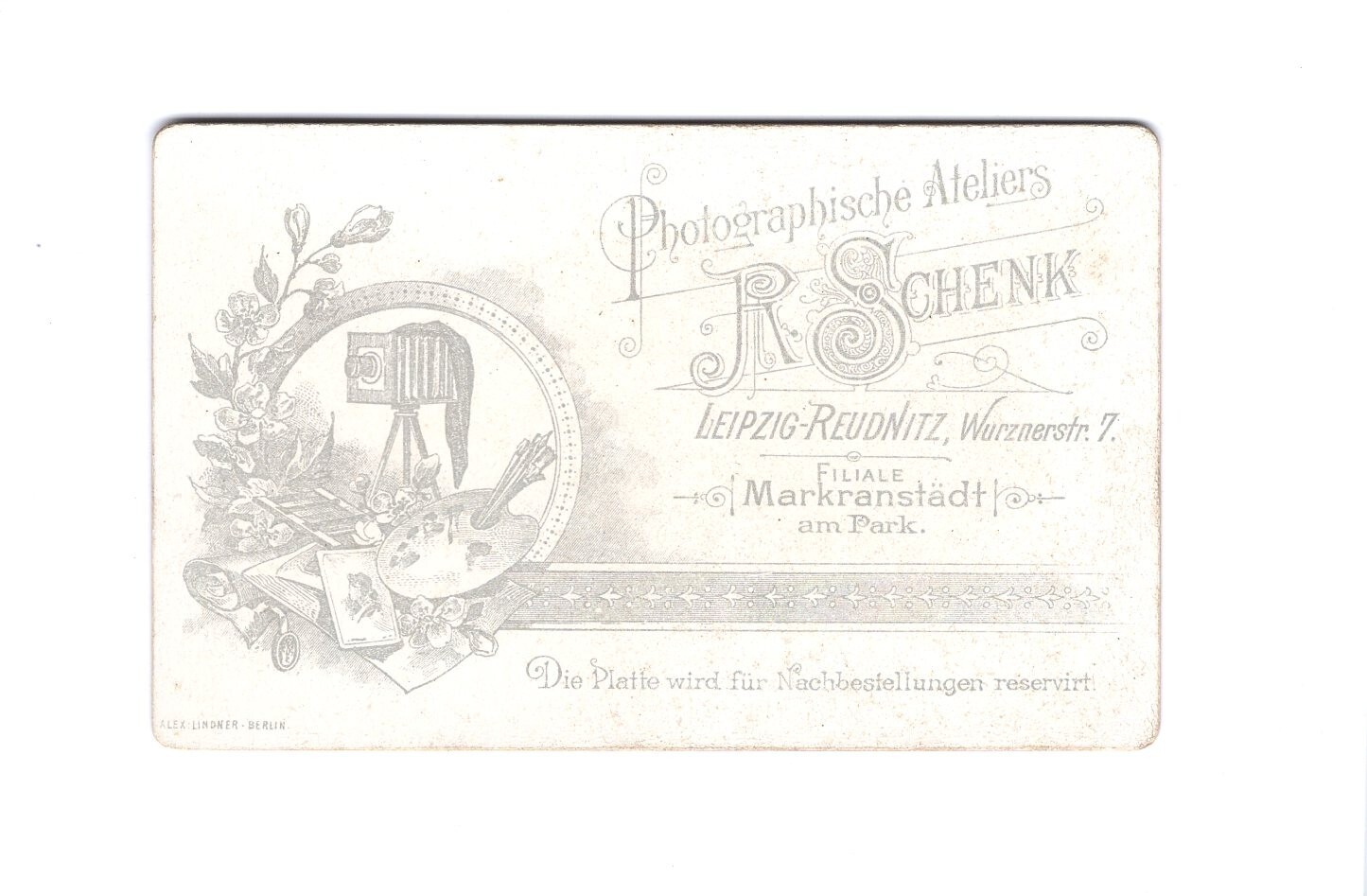 CDV photo portrait of a man-Leipzig-Reudnitz 1890s