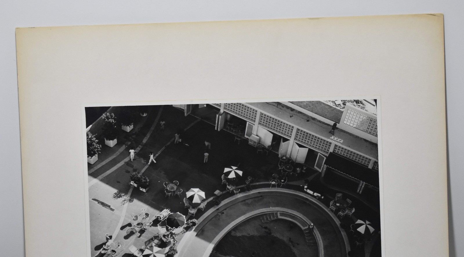 Vtg J.W. Howlett Black + White Photograph ‘Lebanon at Play Hotel Phoenicia 1966’