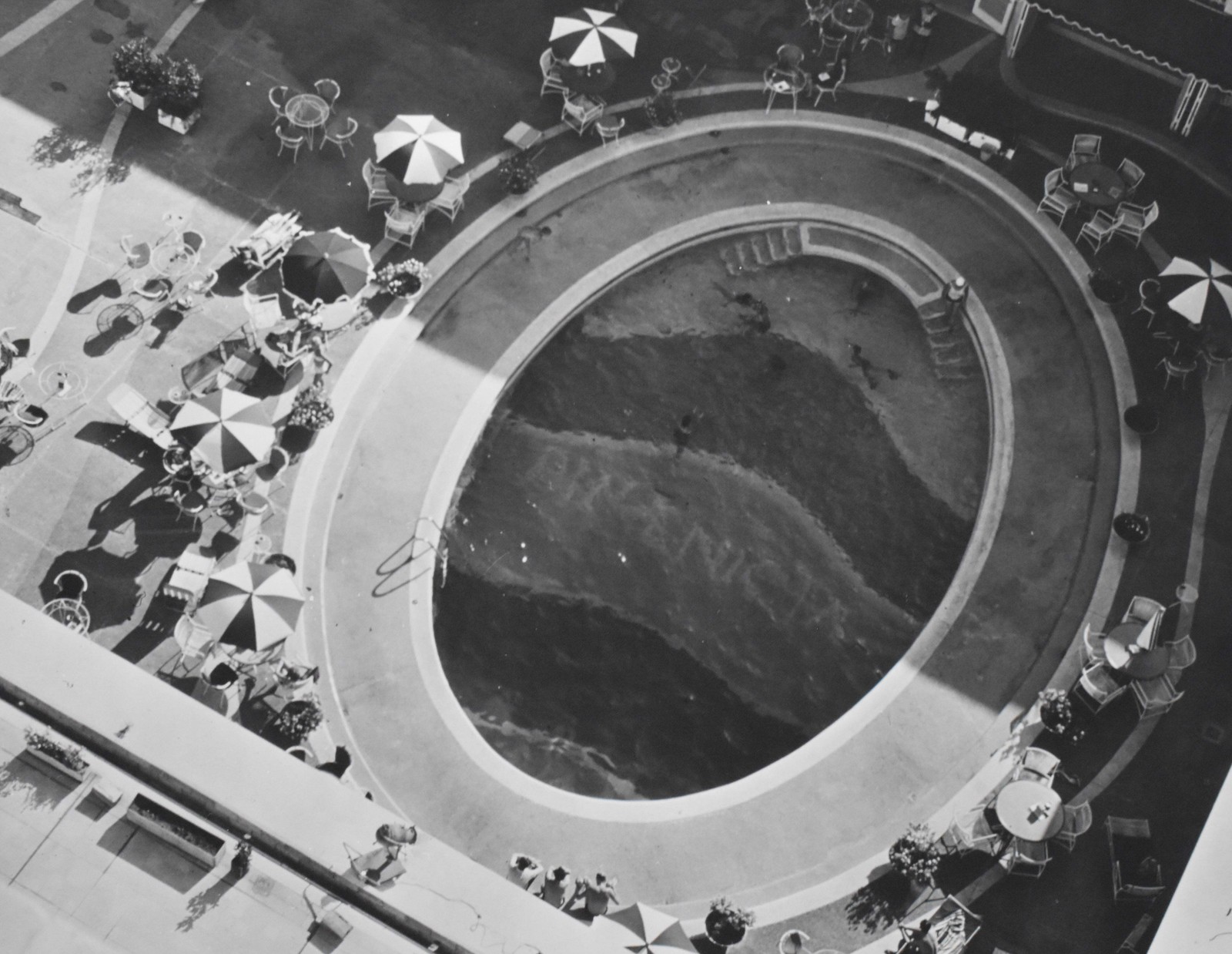 Vtg J.W. Howlett Black + White Photograph ‘Lebanon at Play Hotel Phoenicia 1966’