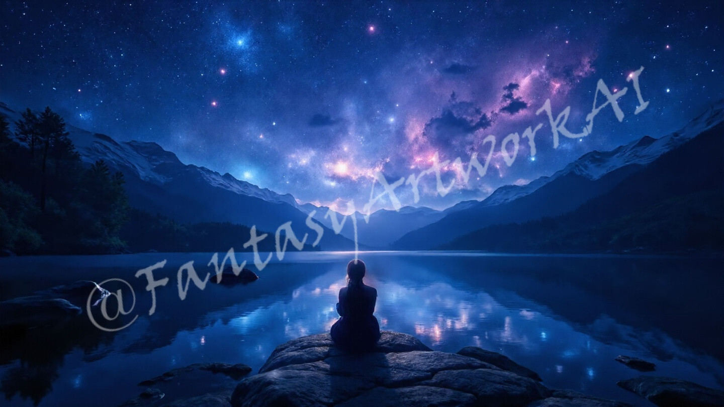 Night Sky – Digital Image Picture PC Phone Background AI, 7 images – #36