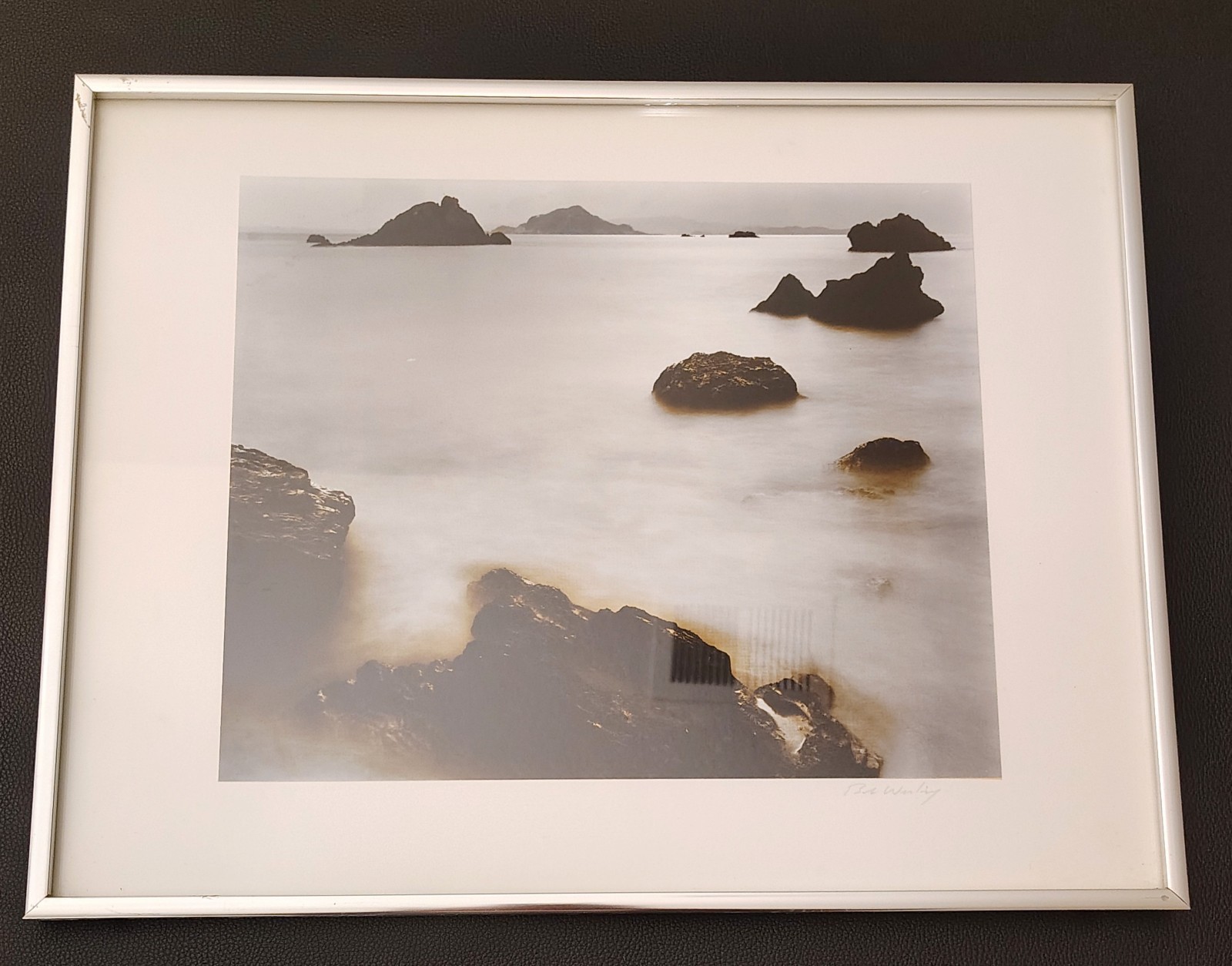 Robert Werling Ise Bay Japan Signed Gelatin Silver Black White Photograph 10×12