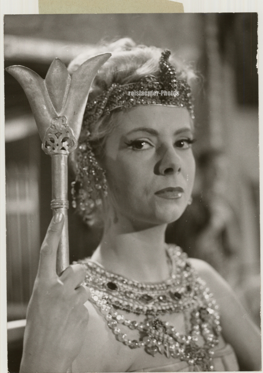 Genuine Photo, Genevieve Kervine as Cleopatra, 1962