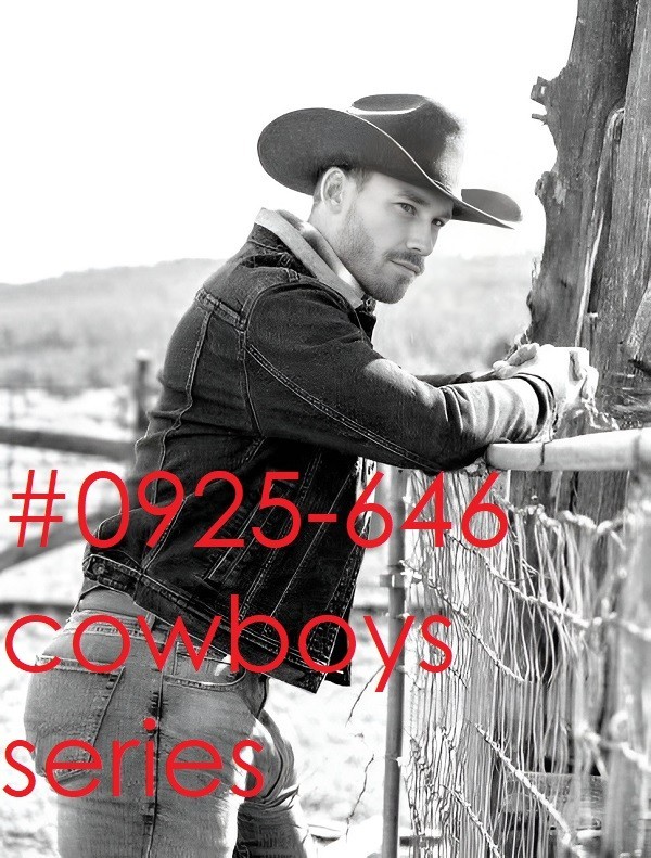 MALE PORTRAIT #0925-646 -cowboys series -free shipping in usa