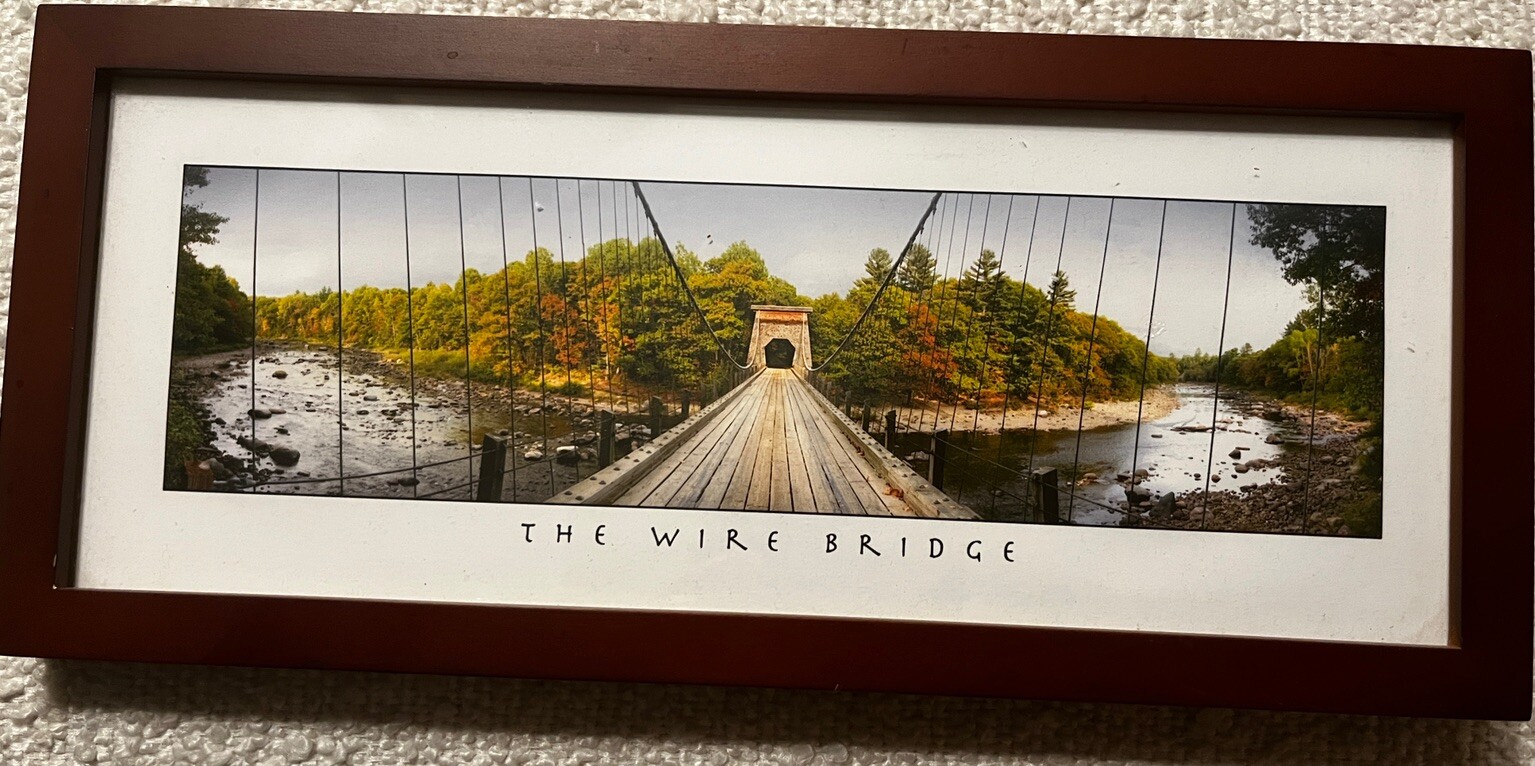 The Wire Bridge In New Portland,ME: Photographic Landscapes By Scott Perry