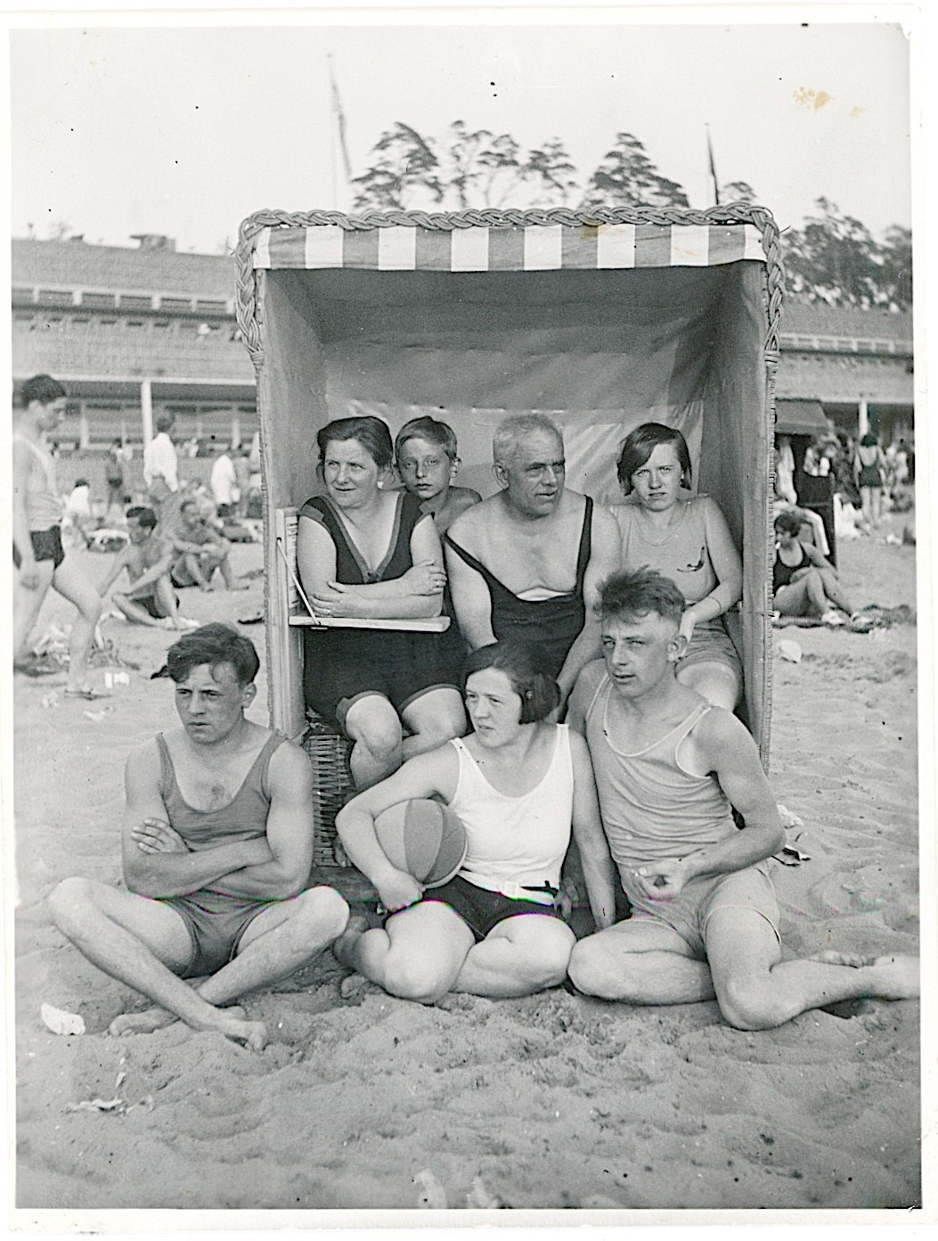 Baden Swimwear Typical Berlin Family Strandbad Wannsee Berlin Vintage