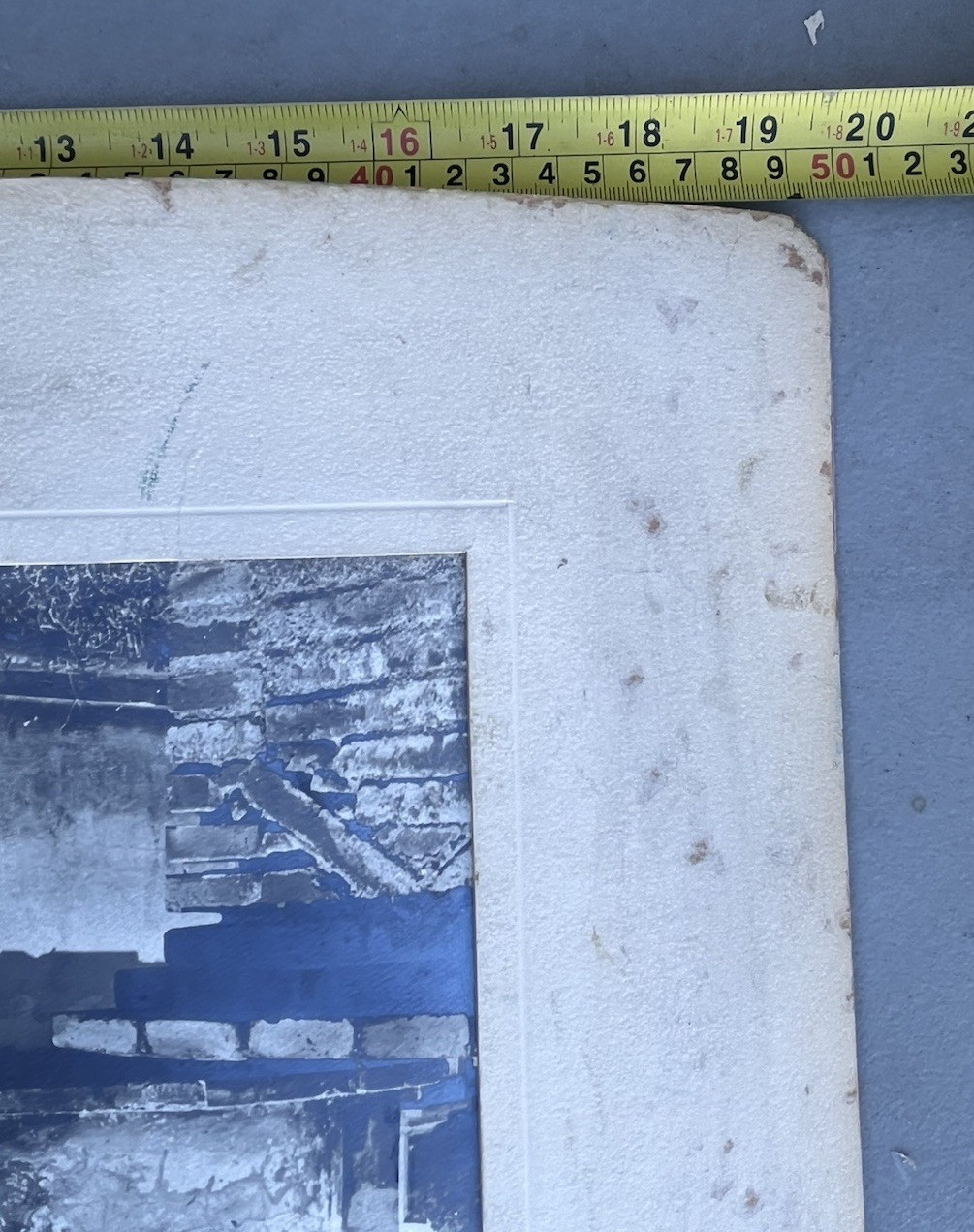 Otto John Gaul Signed Temple of the Frescoes Tulum Mexico Cyanotype Photograph