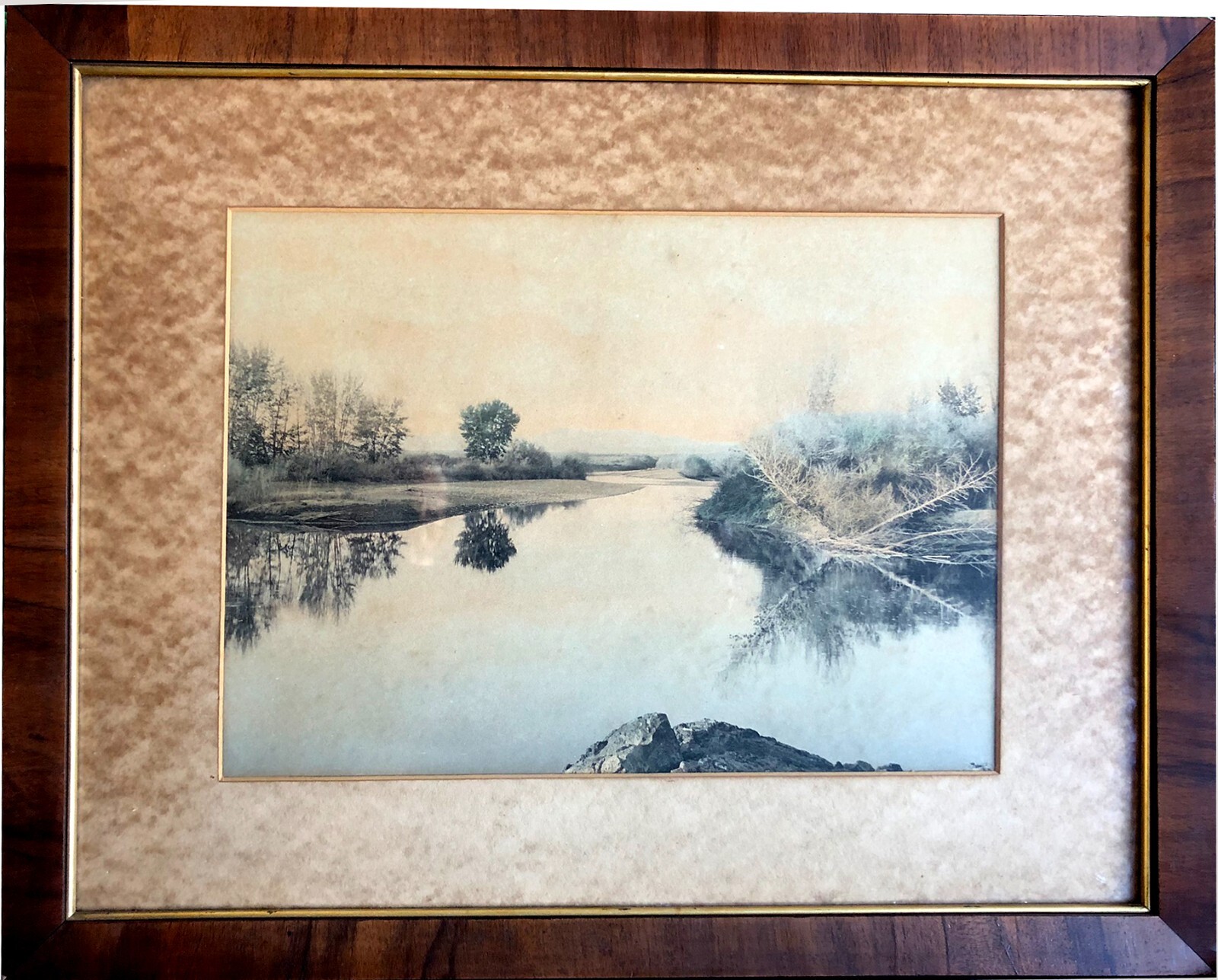 Antique Art Photograph Circa EARLY 20TH Century Tinted