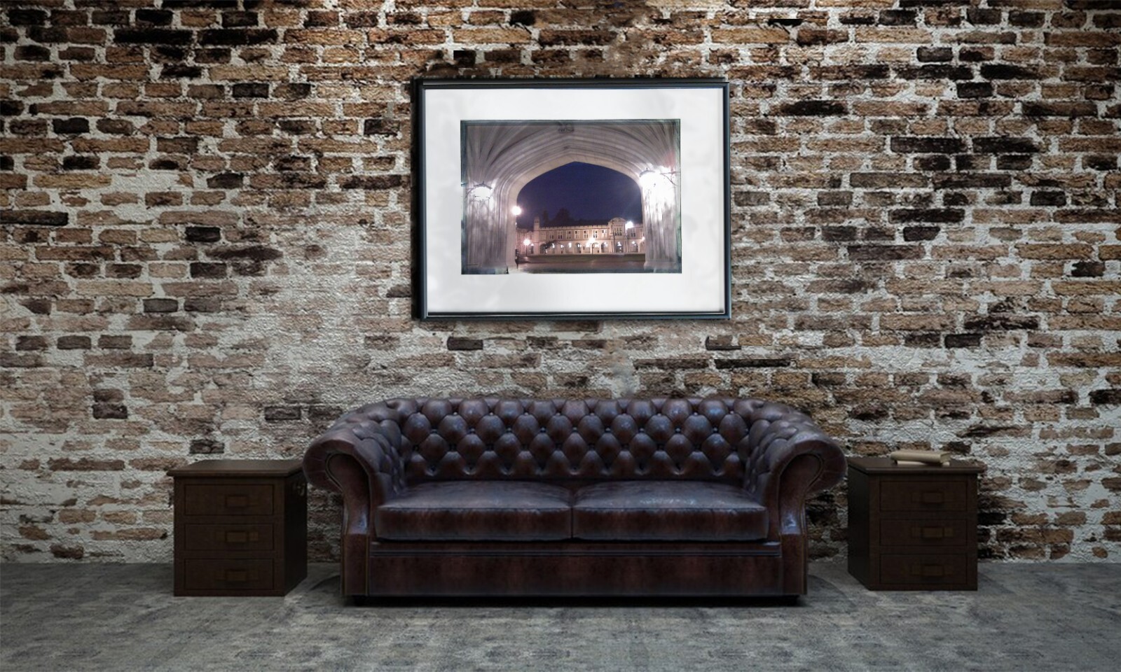 SALE! Art Photo w Frame & Mat, WashU Architecture Wall Art Ready to Hang; Medium