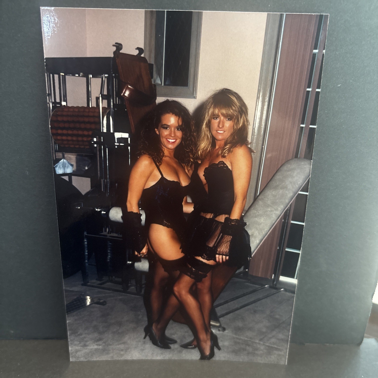 Lingerie Party Photo 2 Hot Brunettes Posing For Artist Risqué Erotica #23
