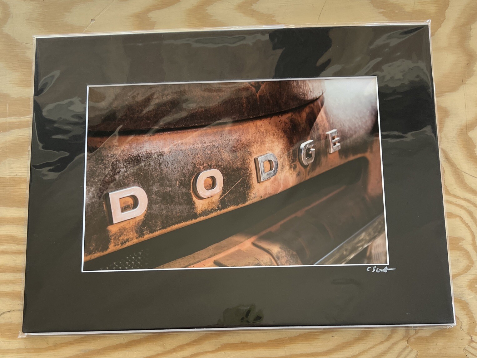 Rusty Dodge Photograph 8”x12” Matted 12”x16”