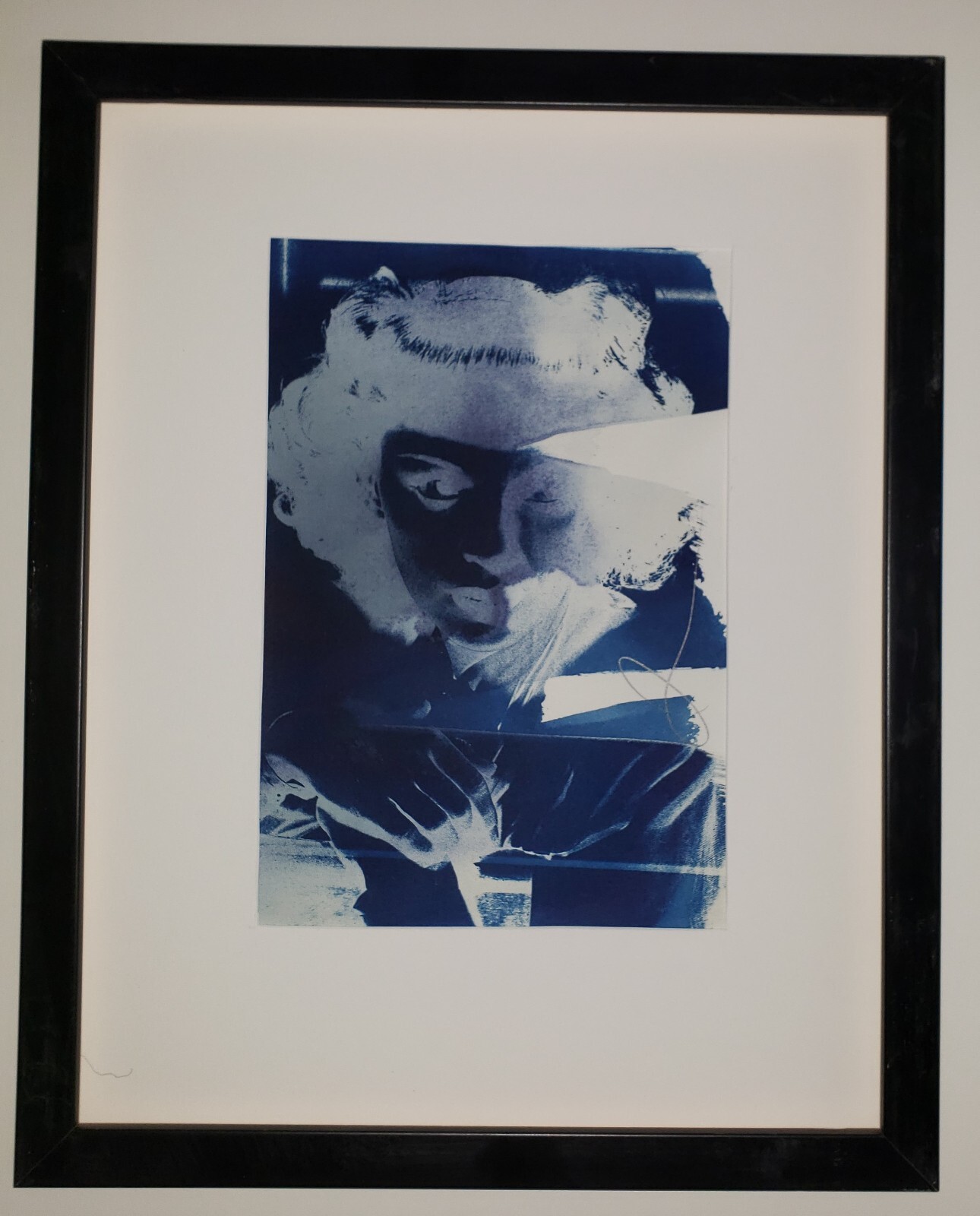 JEFFREY NELSON Original Hand SIGNED Cyanotype Photography “Katharine Hepburn”