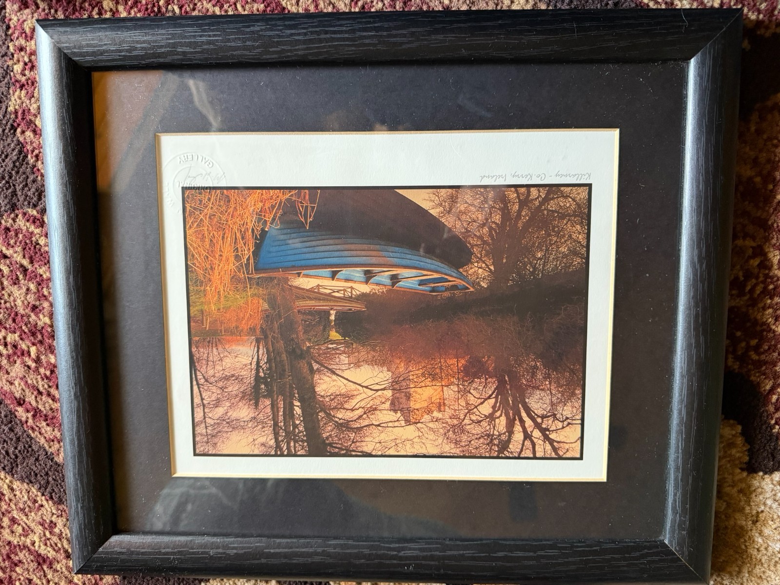 Signed Michael Walsh Killarney Co. Kerry Ireland Framed Photograph 13.5″ x 11.5″