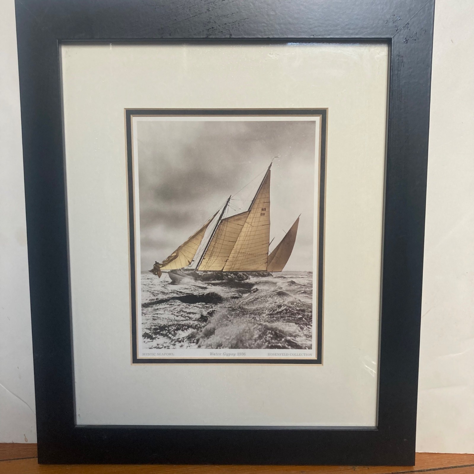 Mystic Seaport Rosenfeld Collection Framed Print Water Gypsy 1936 Nautical Photo