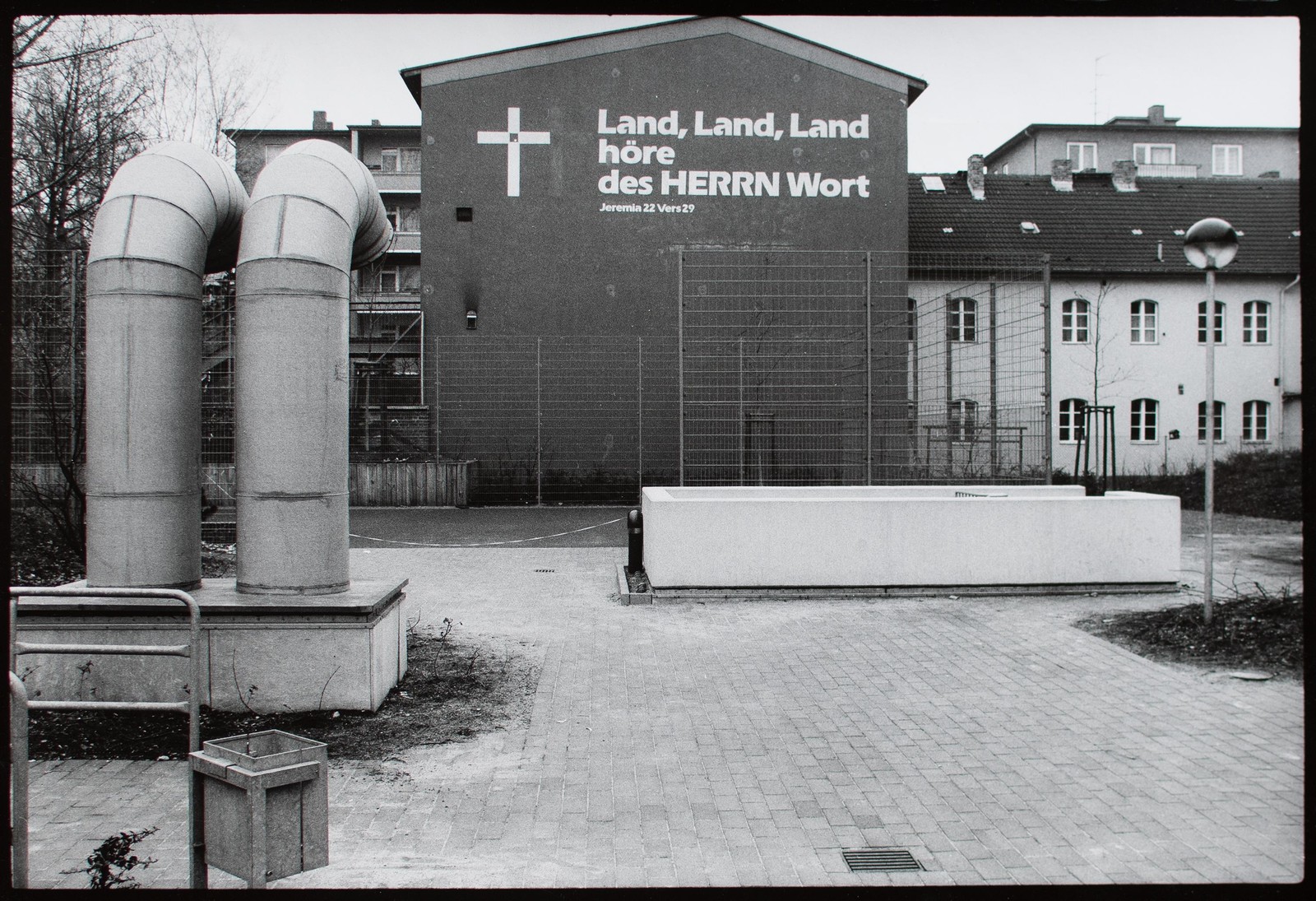 Berlin Wedding City View Author Photograph Uwe Haack Signed Photography 1986