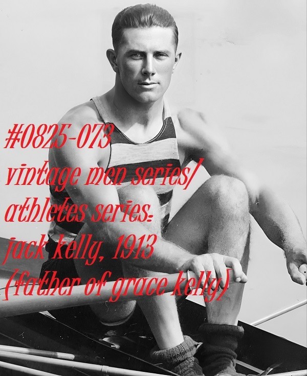 VINTAGE MALE PORTRAIT #0825-073 -athletes -jack kelly, 1913 -free ship in u.s.