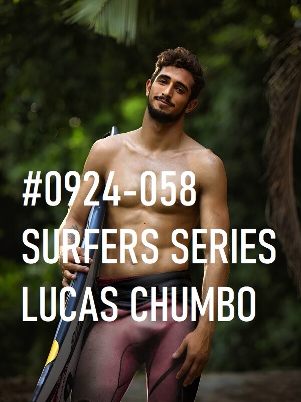 MALE PORTRAIT #0924-058- athletes series -surfers series – free shipping in usa