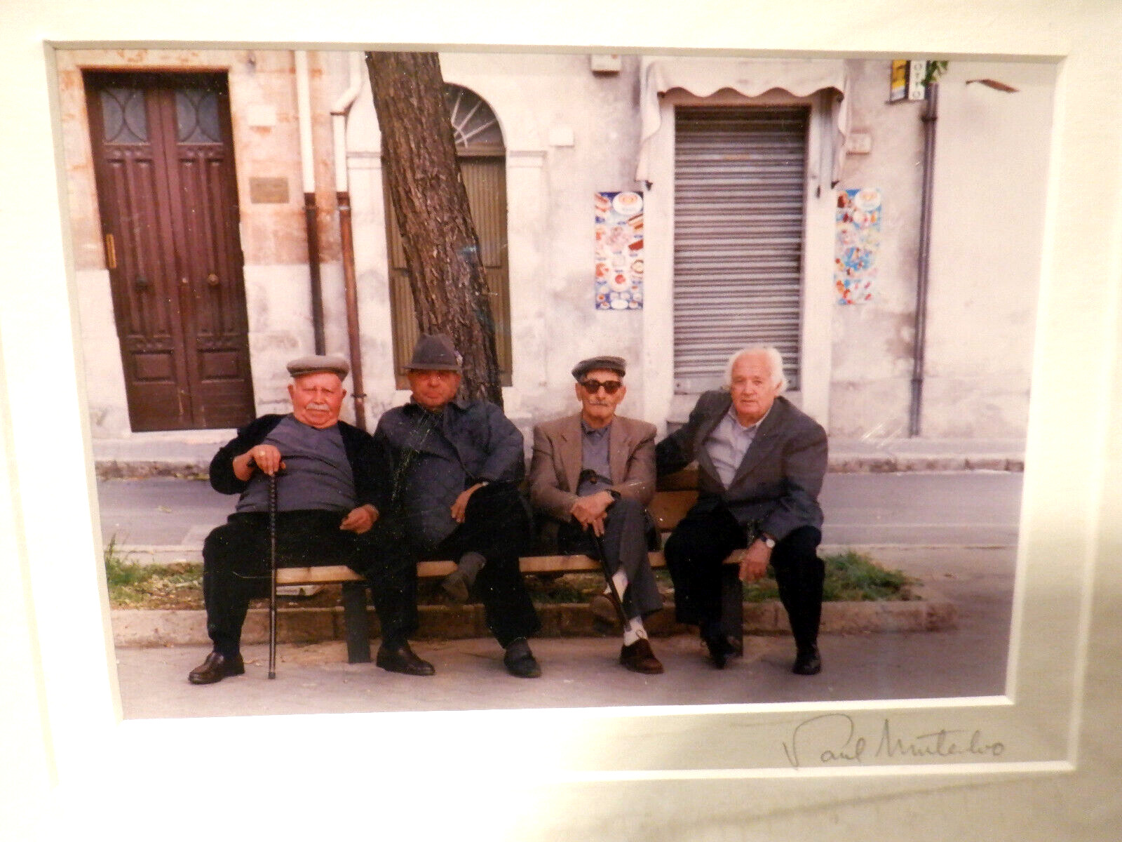 Paul Montecalvo Signed & Matted 5 x 7″ Fine Art Color Photo 4 Old European Men