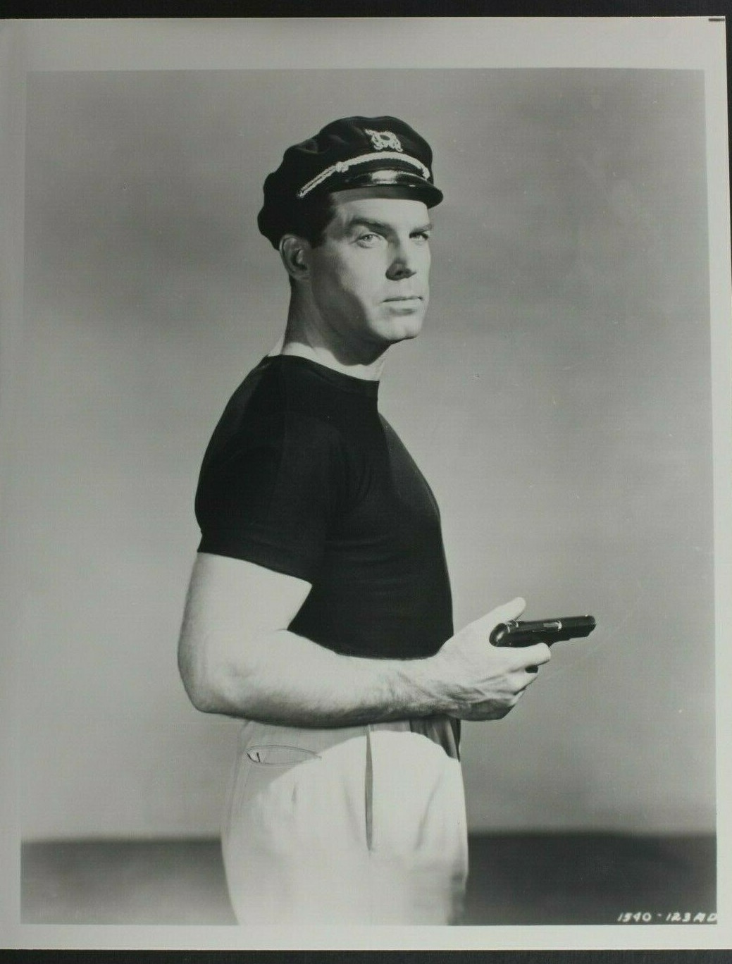 Fred MacMurray Gun Sailor Muscles – 8×10″ Photo Pre-2012 L1395C