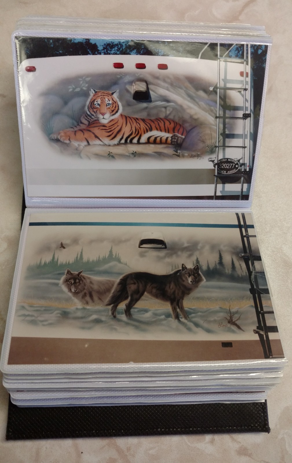 RV Art 100 Page Photo Album Portfolio Pinstriping Motorhome Airbrush Murals Gift