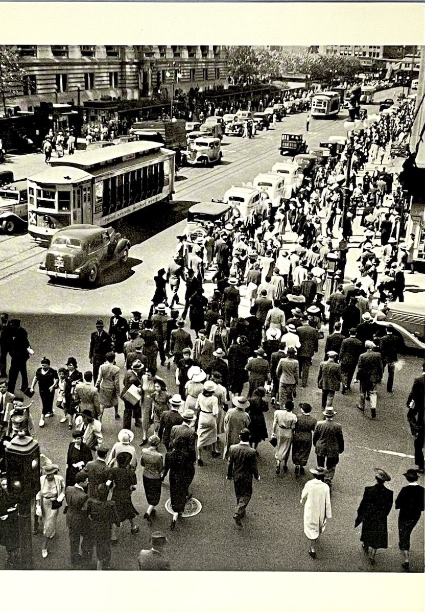 Tempo Of The City NYC 1938 Art Print Card Photo By Berenice Abbott Fotofolio