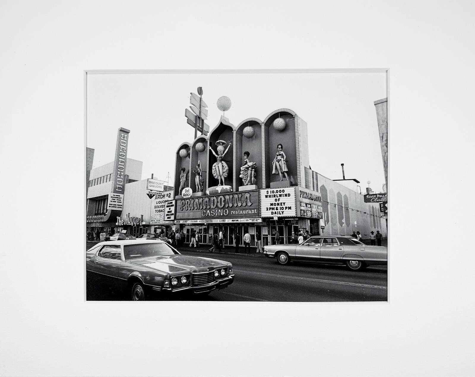 NEW!!! Bill OWENS: Primadonna Casino, Reno, NV, 1973 / Inkjet/ SIGNED!