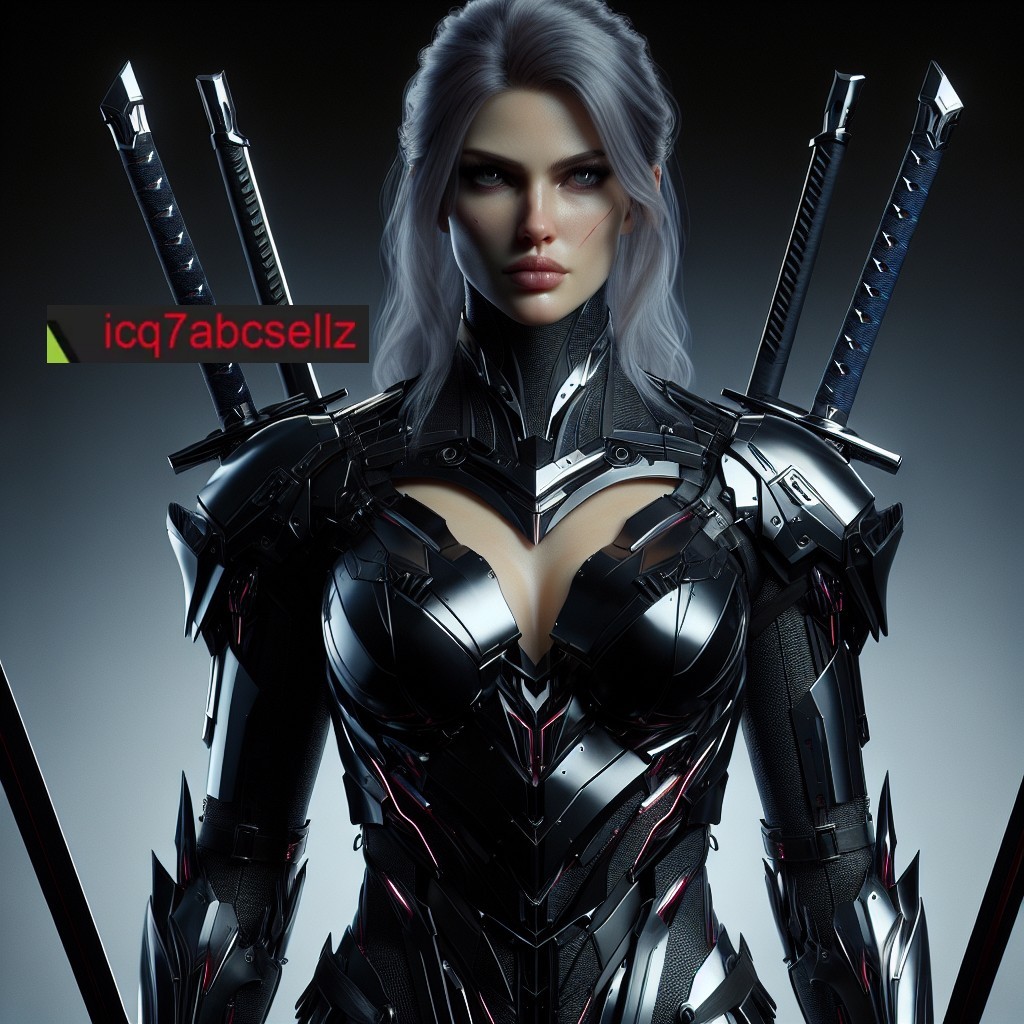 Digital Image – Wallpaper Background Art -Armored Fantasy Warrior