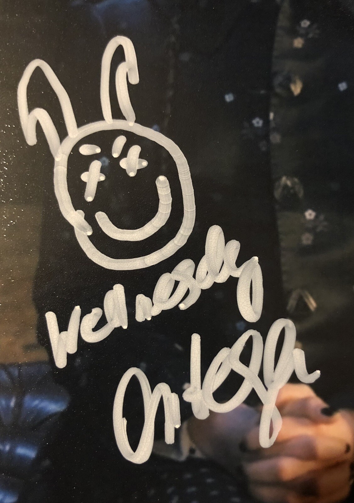 Jenna Ortega Wednesday, the photo she wrote on