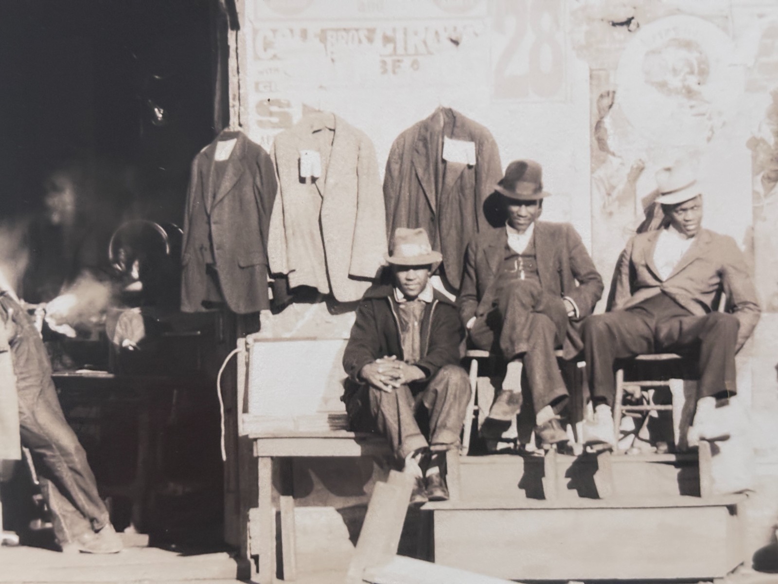 WALKER EVANS Original Silver Gelatin “Sidewalk scene in Selma, Alabama” 1935