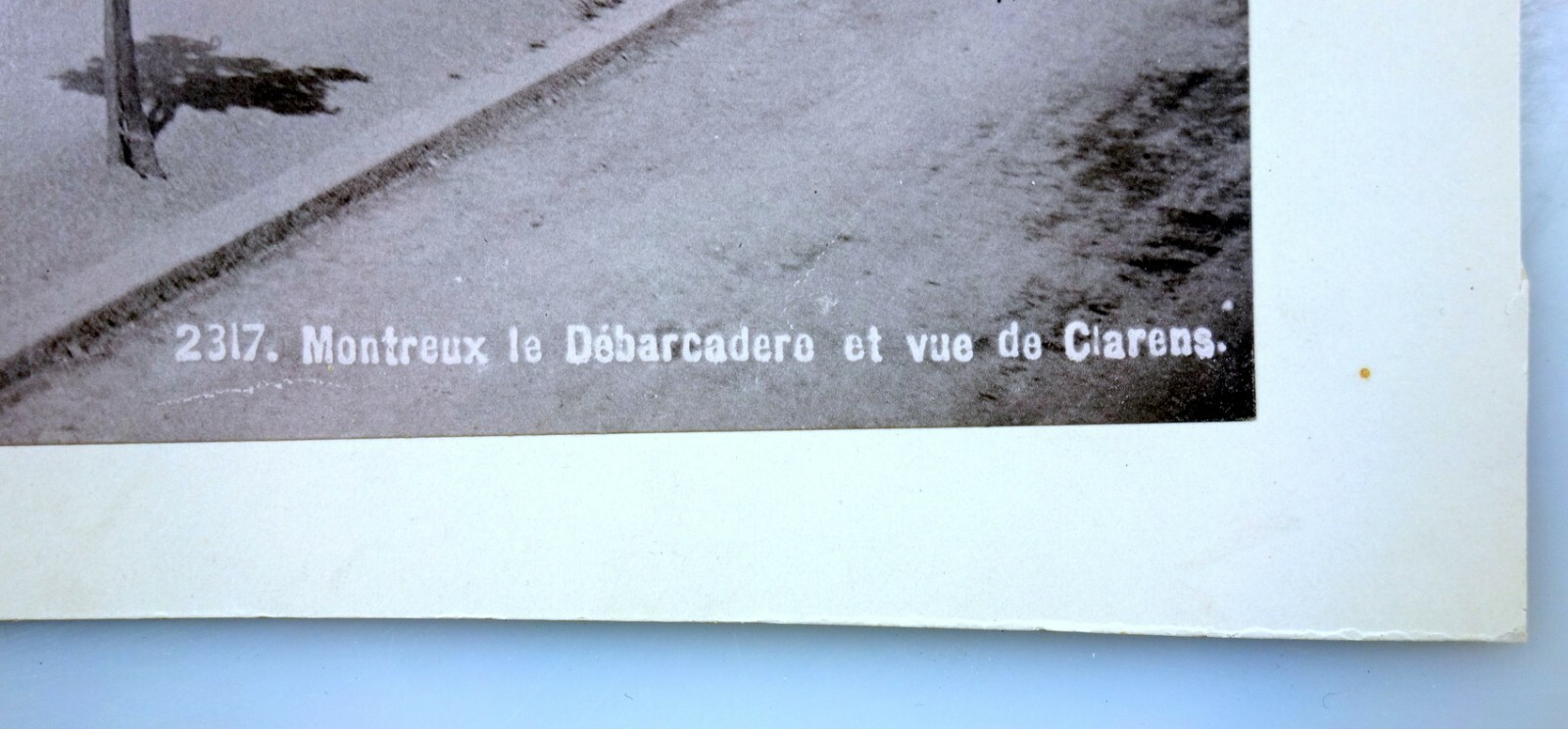 2 x Foto Albumin um 1890 Chemin de fer GLION TERRITET + CLARENS Montreux