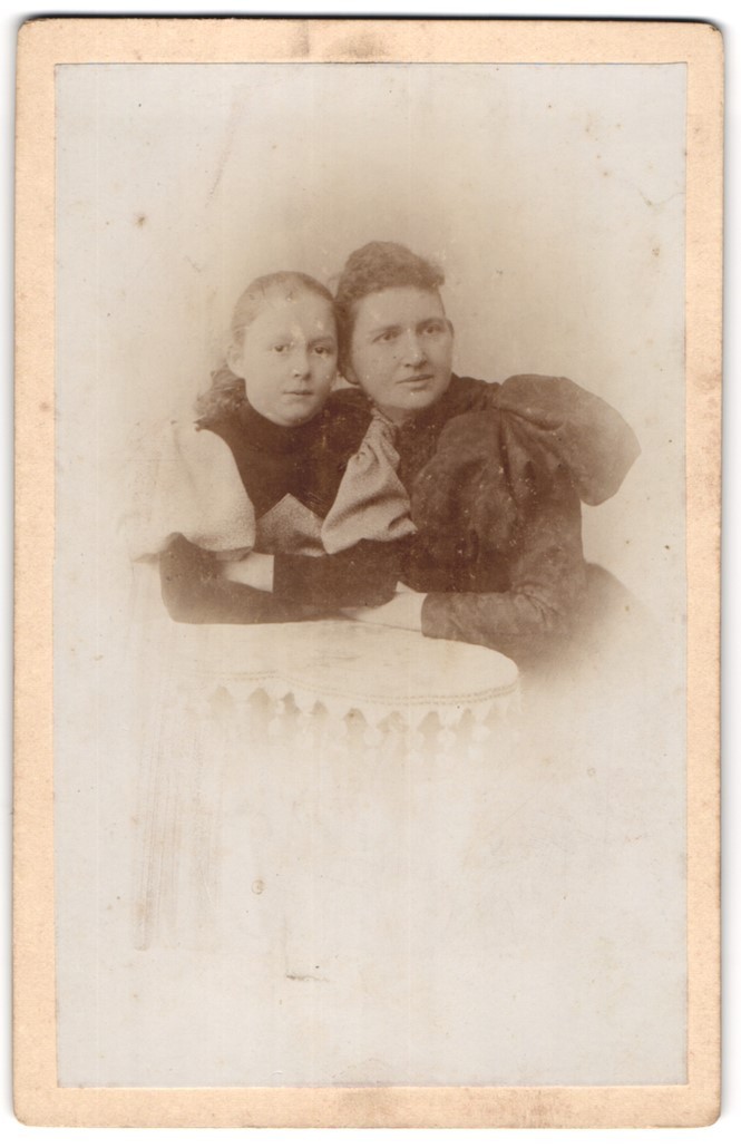 Photograph Portrait Mother And Daughter