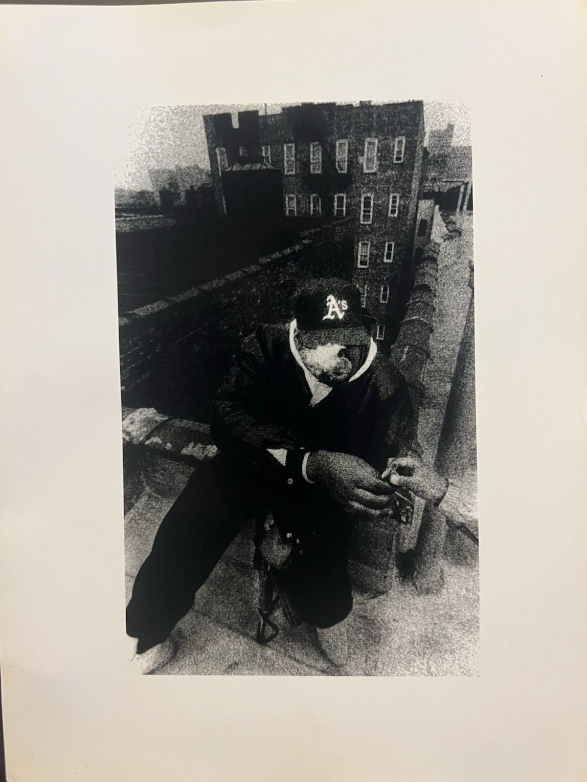Notorious B.I.G Biggie Photo 90s Brooklyn Rooftop Malik Yusef Cumbo Match Rare