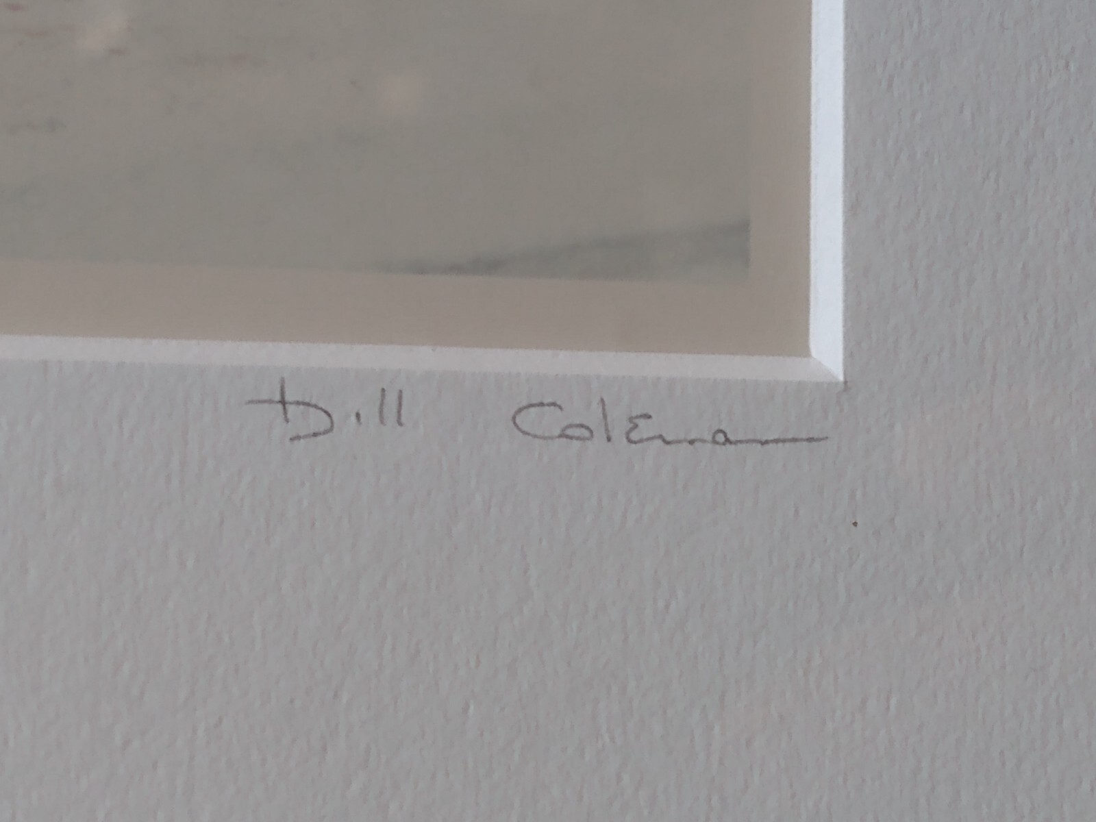 Bill COLEMAN PHOTOGRAPHY 2 framed photos.Signed.