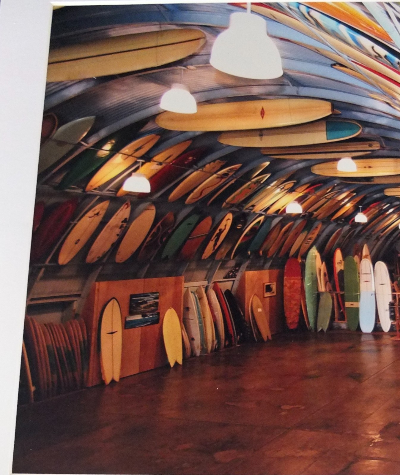 Mark Bromley Signed Photograph Of Bird Huffman’s Surf Shed In San Diego, Cal.