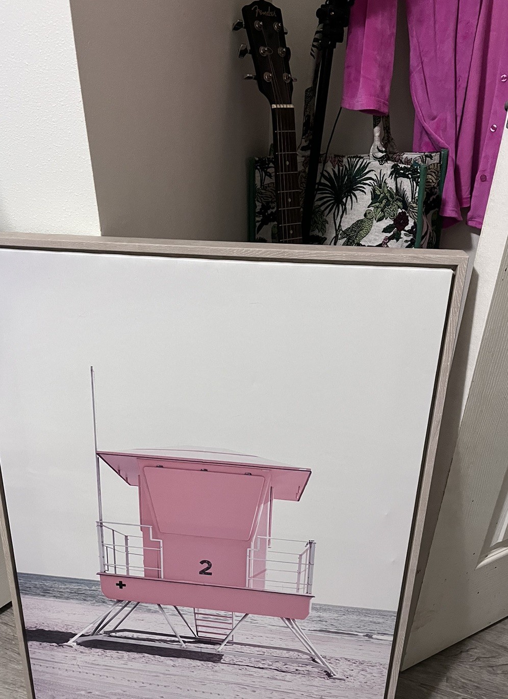 Beach Wall Decor Pink