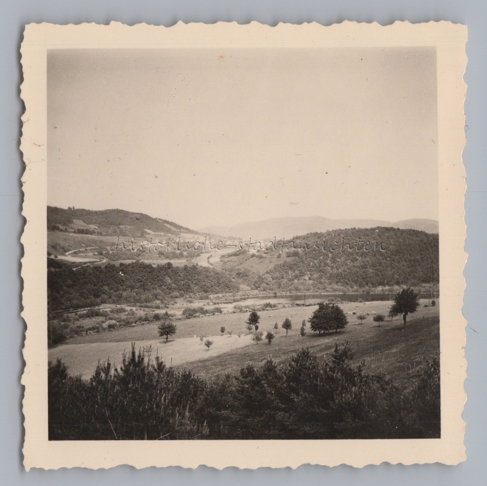 Schleiden in der Eifel 1955-landscape-old photo