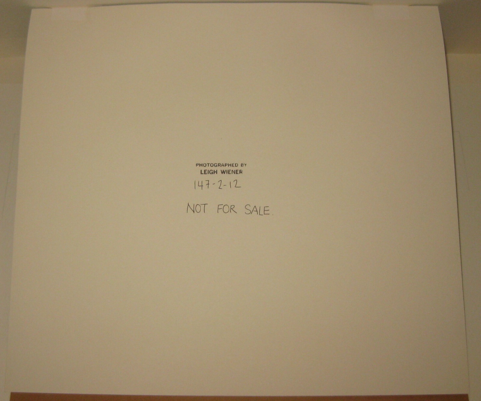RARE Original LEIGH WIENER ‘Billie Holiday w Cigarette’ Jazz SIGNED Photograph