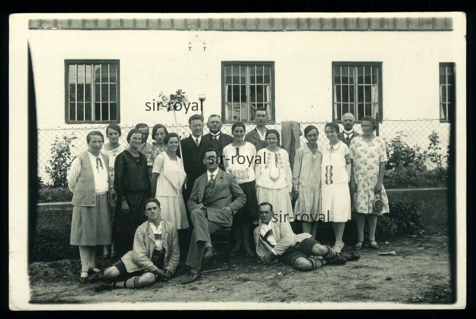 Kriestorf Aldersbach 1928 – Group Photo – 1920s – Photo Postcard 14x9cm