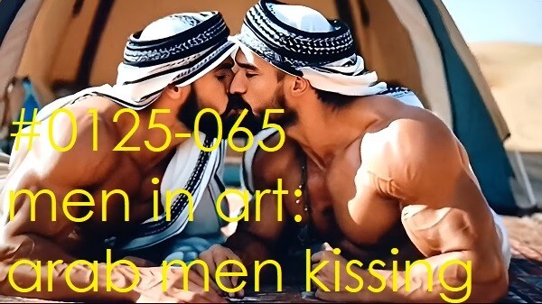 MALE PORTRAIT #0125-065 -men in art – arab men series – free shipping in usa