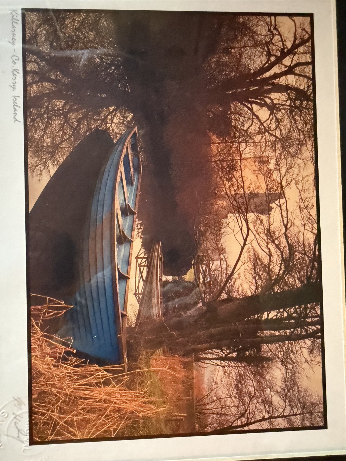 Signed Michael Walsh Killarney Co. Kerry Ireland Framed Photograph 13.5″ x 11.5″