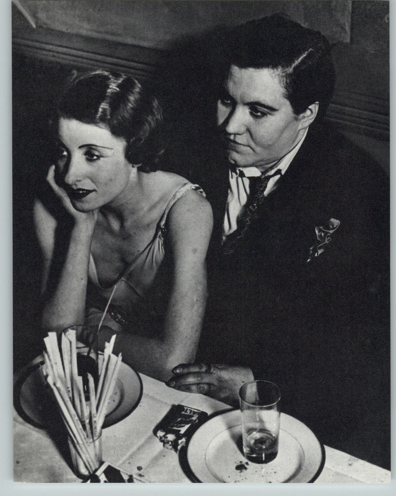 1932 1968 Brassai Female Couple Paris Eatery Art Photo Photogravure 11×14