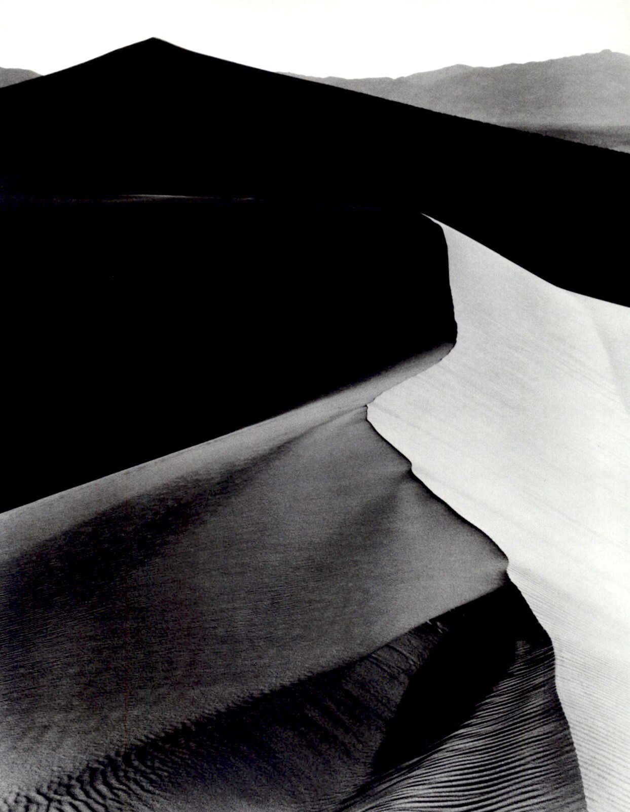 1972 1948 Ansel Adams Death Valley National Monument Sand Dune Sunrise Art Photo