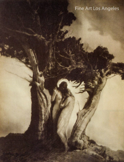 Anne Brigman Photo “The Heart of the Storm” 1902