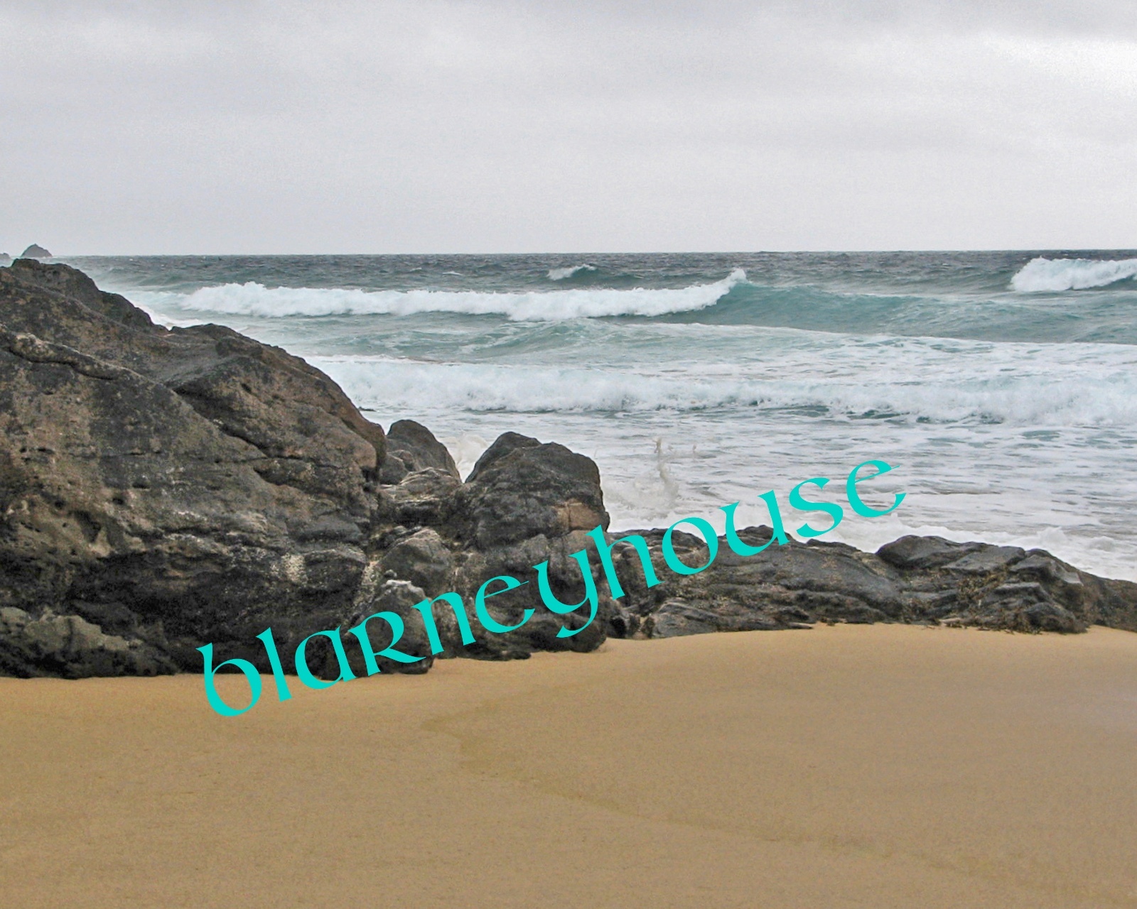 SANDY IRISH BEACH & WAVES WEST COAST OF IRELAND!! 8 x 10 PHOTO IRELAND!