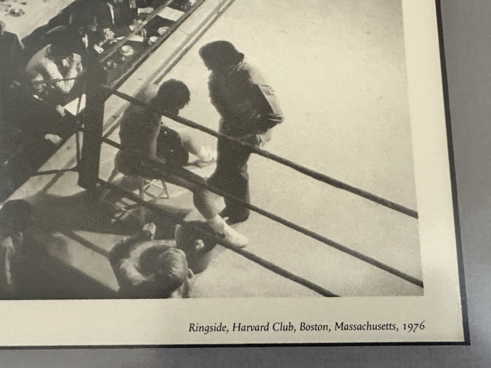 Henry Horenstein ‘Ringside, Harvard Club, 1976’ Framed Print Reproduction 8 X 10