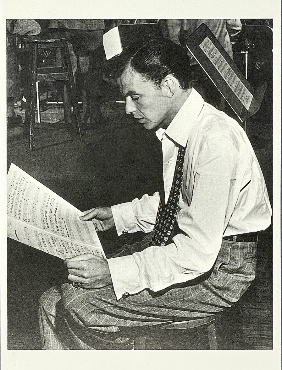 Frank Sinatra Art Photo Print Card By William P. Gottlieb (1917-2006)