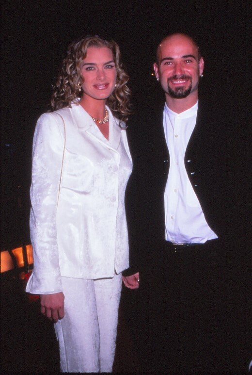 Dia Brooke Shields and Andre Agassi 1997 KB Format Photographer P9-3-4-4